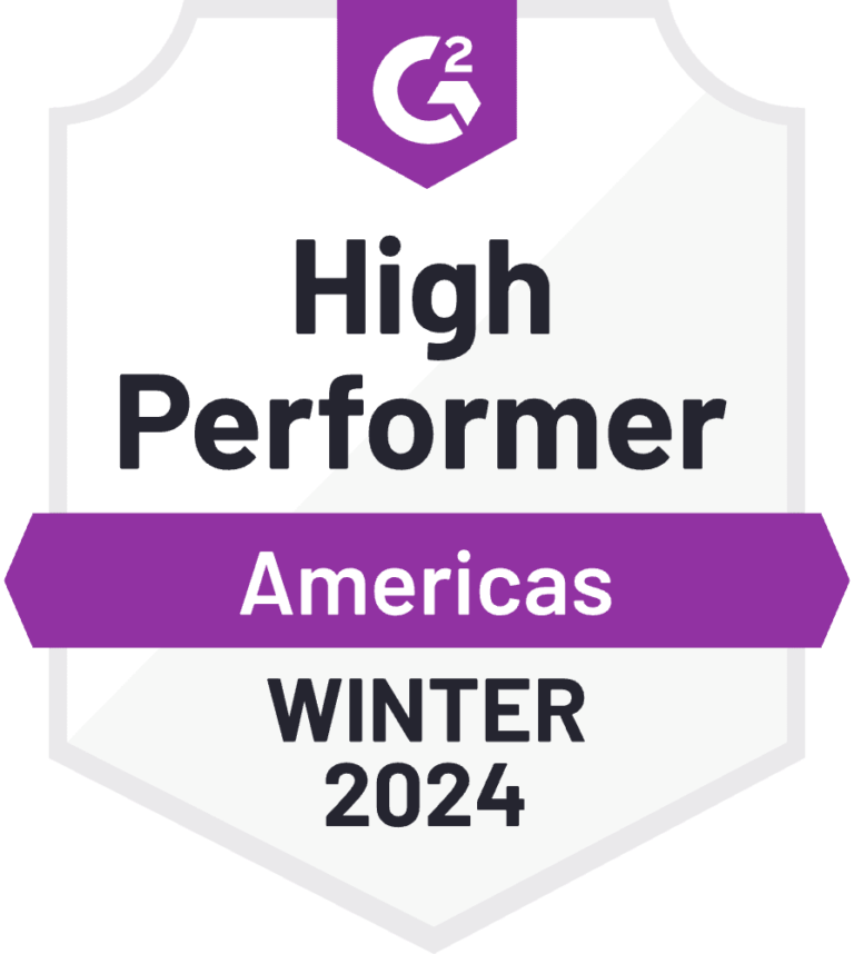 G2 Award C2CRM High Performer Winter 2024